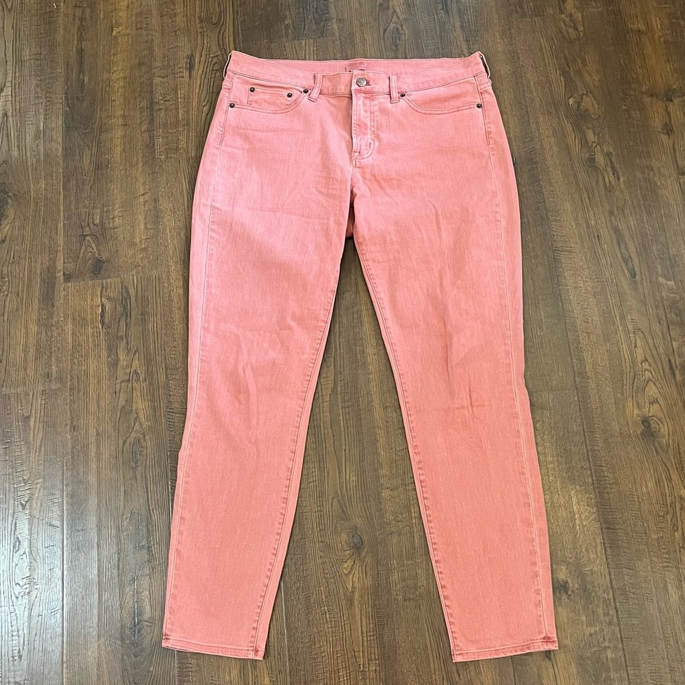 J. Crew Rust Skinny Jeans